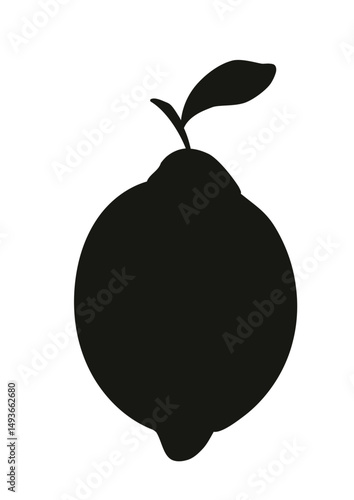 Lemon silhouette