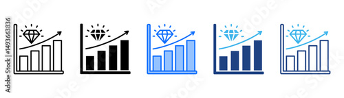 Business Value Icon Set With Multiple Style Collection 