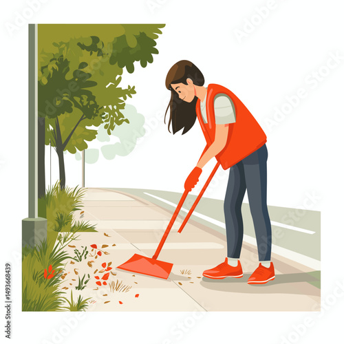 Community Service Day Outdoor Cleanup