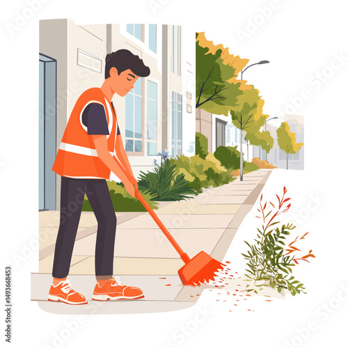 Community Service Day Outdoor Cleanup