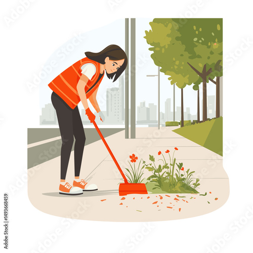 Community Service Day Outdoor Cleanup