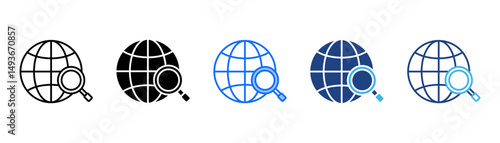 Website Icon Set With Multiple Style Collection 