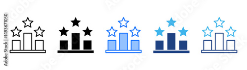 Scoring Icon Set With Multiple Style Collection 