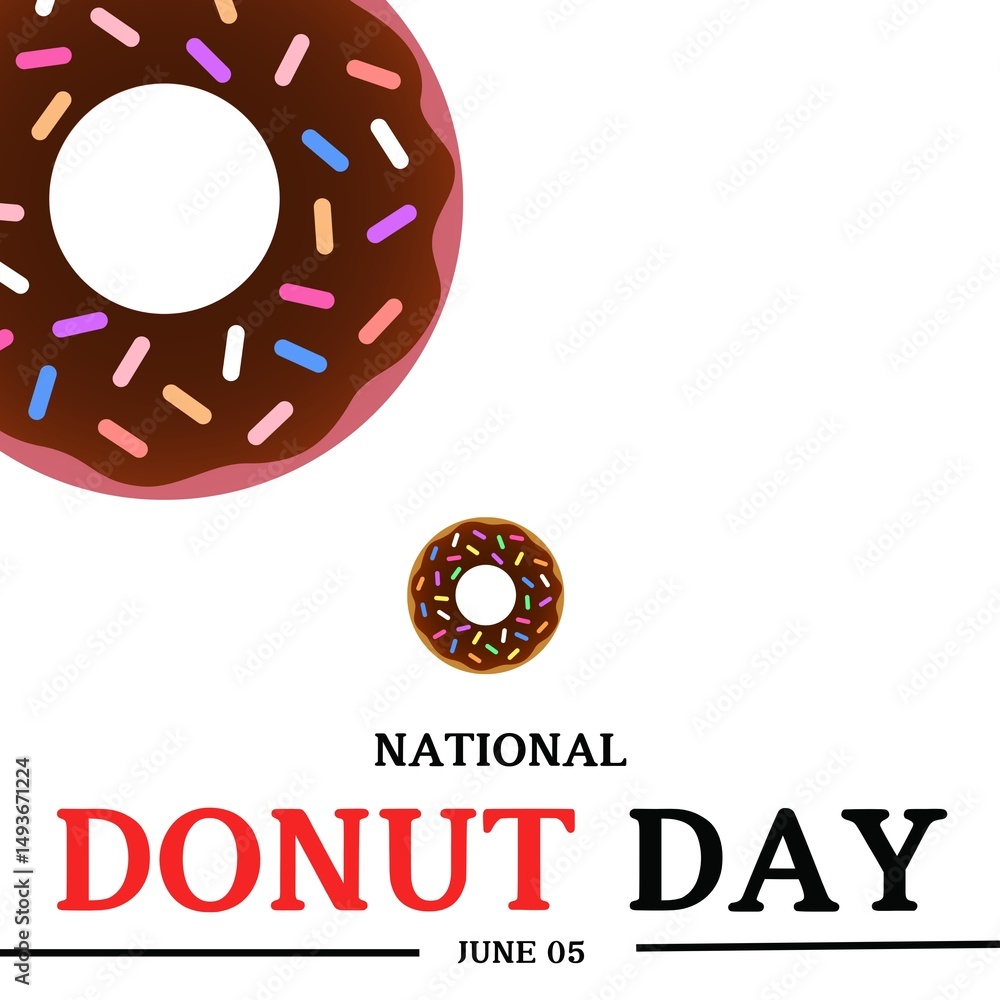 Obraz premium national donut day