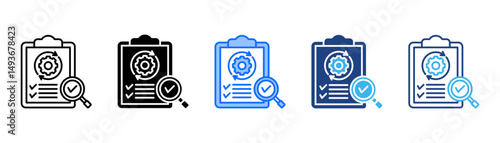Control Icon Set With Multiple Style Collection 