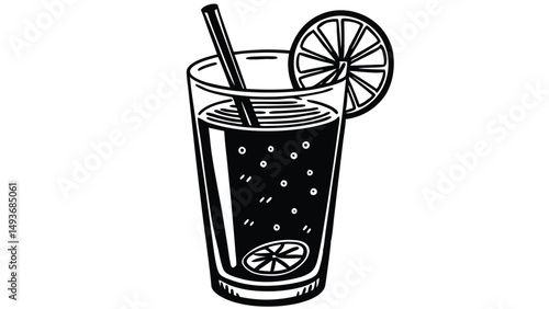 Tall Glass of Lemonade