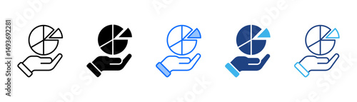 Quota Icon Set With Multiple Style Collection 