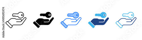 Closing Icon Set With Multiple Style Collection 