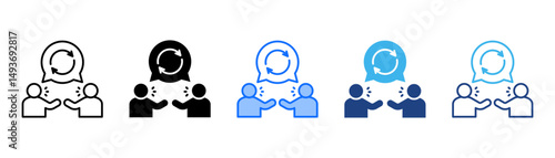 Compromise Icon Set With Multiple Style Collection 