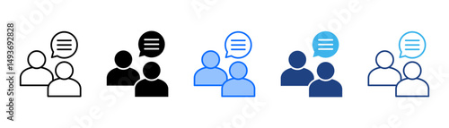 Follow Up Icon Set With Multiple Style Collection 