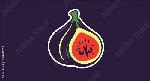 Fig, Fig fruit, Fresh fig, Ripe fig, Fig vector, Fig illustration, Fig icon, Fig clipart, Fig drawing, Fig slice, Halved fig, Whole fig, Purple fig, Green fig, Fig cross-section, Fig with seeds, Juicy
