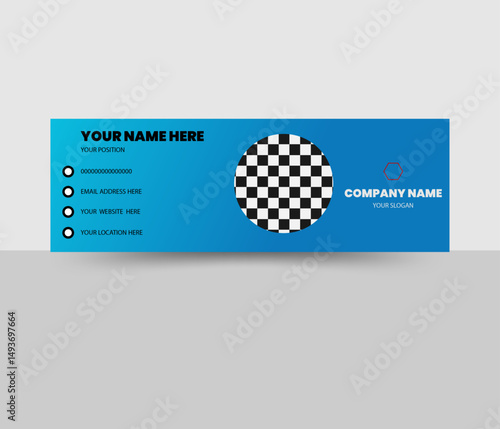 Modern & Professional Email Signatures for your Business and Personal use. Easy to customize your email signature with your logo, social profile, you can easily change its text & color from photoshop