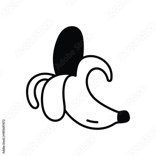 Banana Vector icon