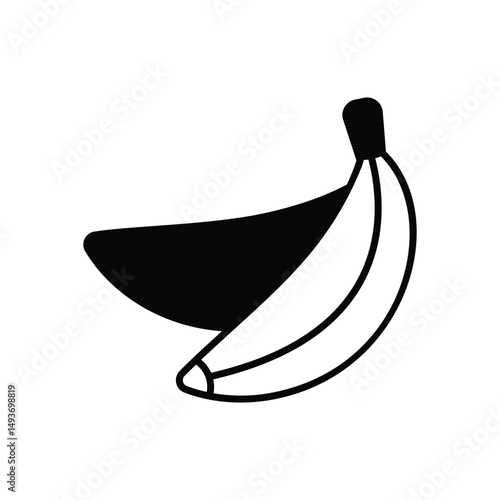 Banana Vector icon