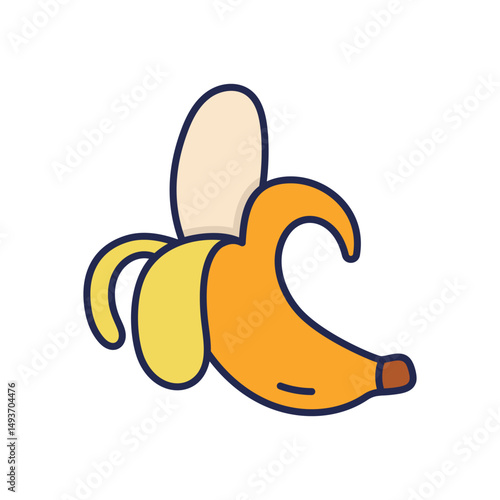 Banana Vector icon