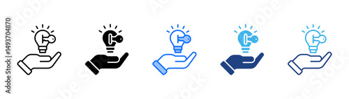 Opportunity Icon Set With Multiple Style Collection 