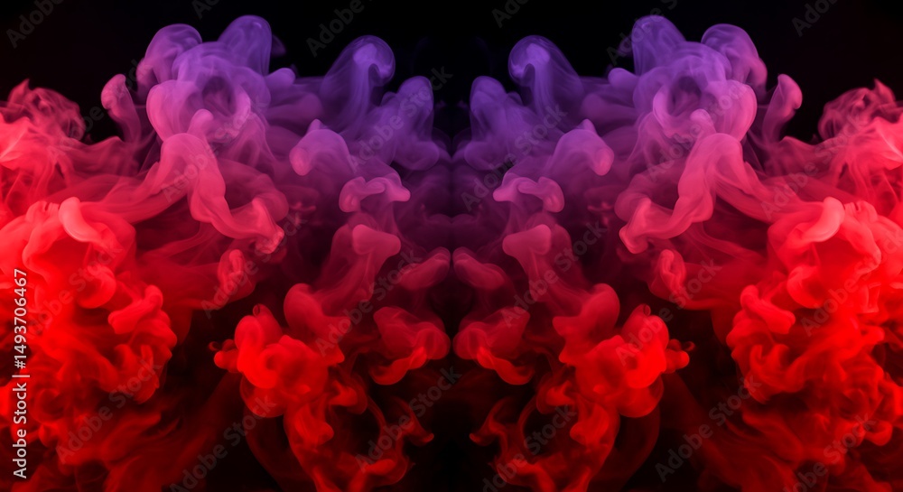 Obraz premium Abstract Colorful Smoke Explosion
