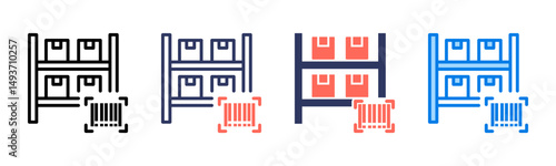 Inventory icon sheet multiple style collection