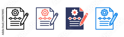 Project icon sheet multiple style collection