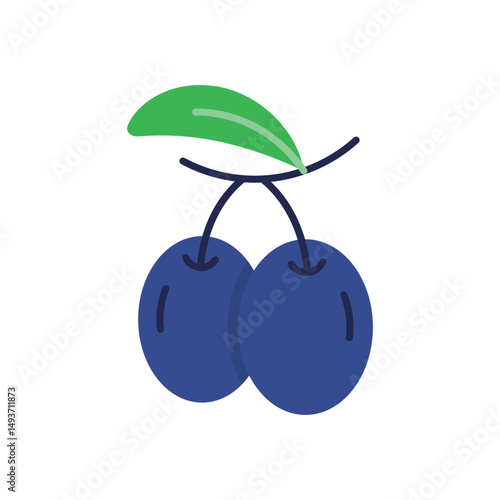 Plum Vector icon