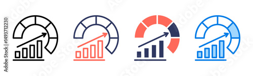 Performance icon sheet multiple style collection
