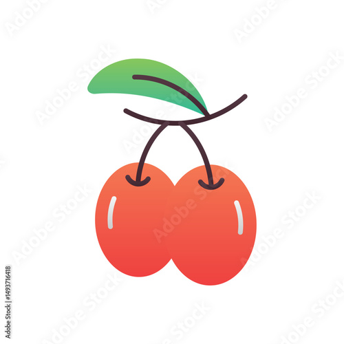 Plum Vector icon