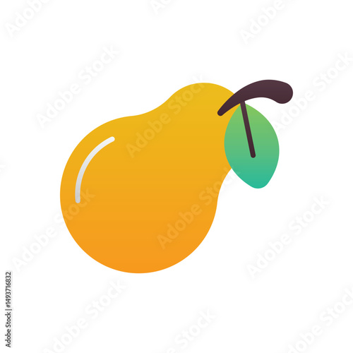 Pear Vector icon