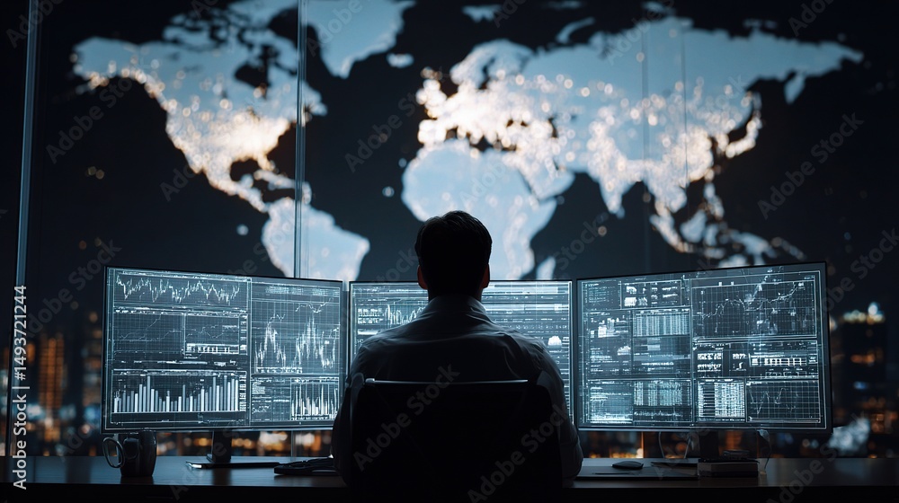 Virtual Meeting of Entrepreneur Analyzing Global Stock Trends Virtual Meeting of Entrepreneur Analyzing Global Stock Trends