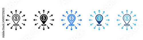 Expansion Icon Set With Multiple Style Collection 