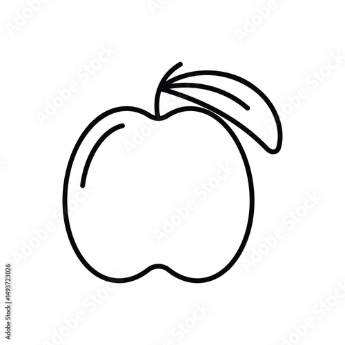 Apricot Vector icon