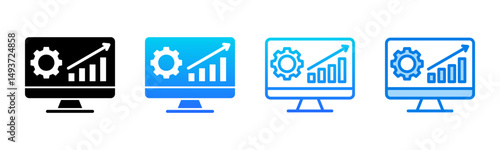 Dashboard icon sheet multiple style collection