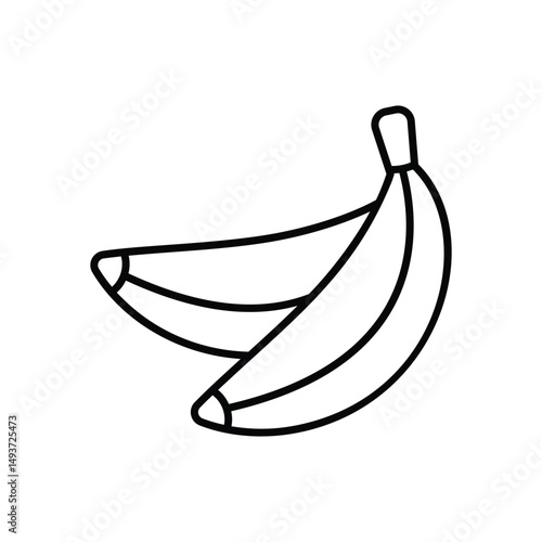 Banana Vector icon