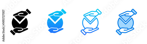 Collaboration icon sheet multiple style collection
