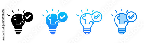 Solutions icon sheet multiple style collection