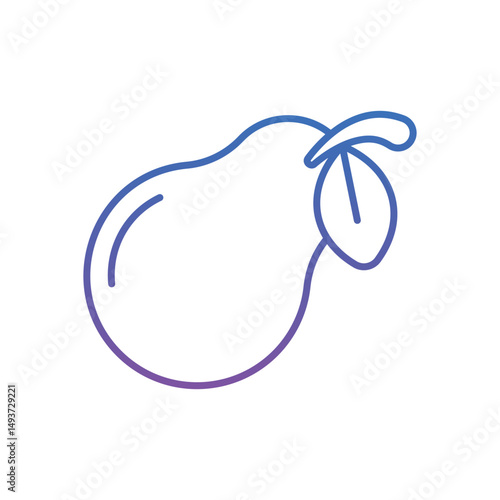 Pear Vector icon