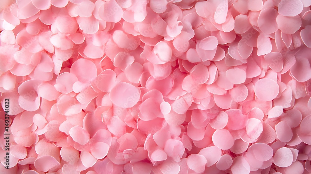 Fototapeta premium Pink Confetti Overlay