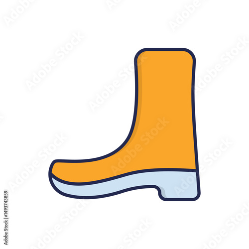Rubber Boots Vector icon