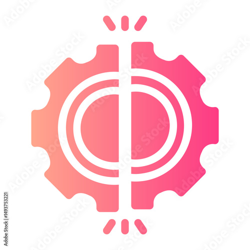 disruption gradient icon