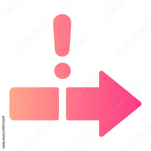 disruption gradient icon