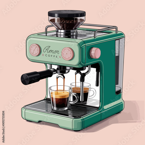 Vintage Coffee Machine