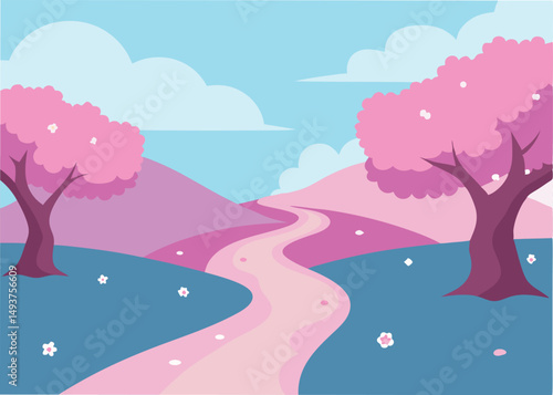 rocky coast fishing town in soft tones