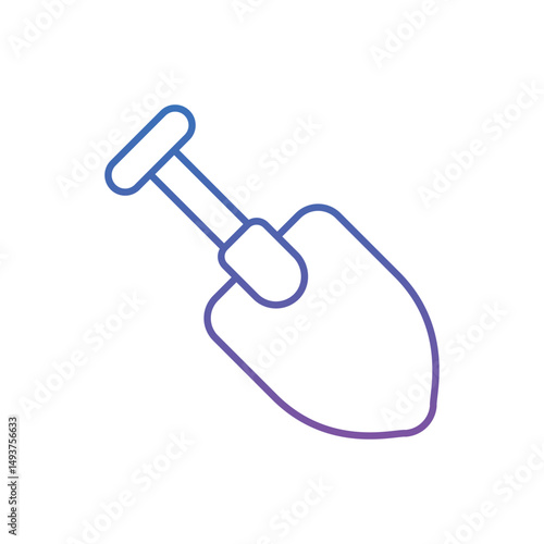 Shovel Vector icon