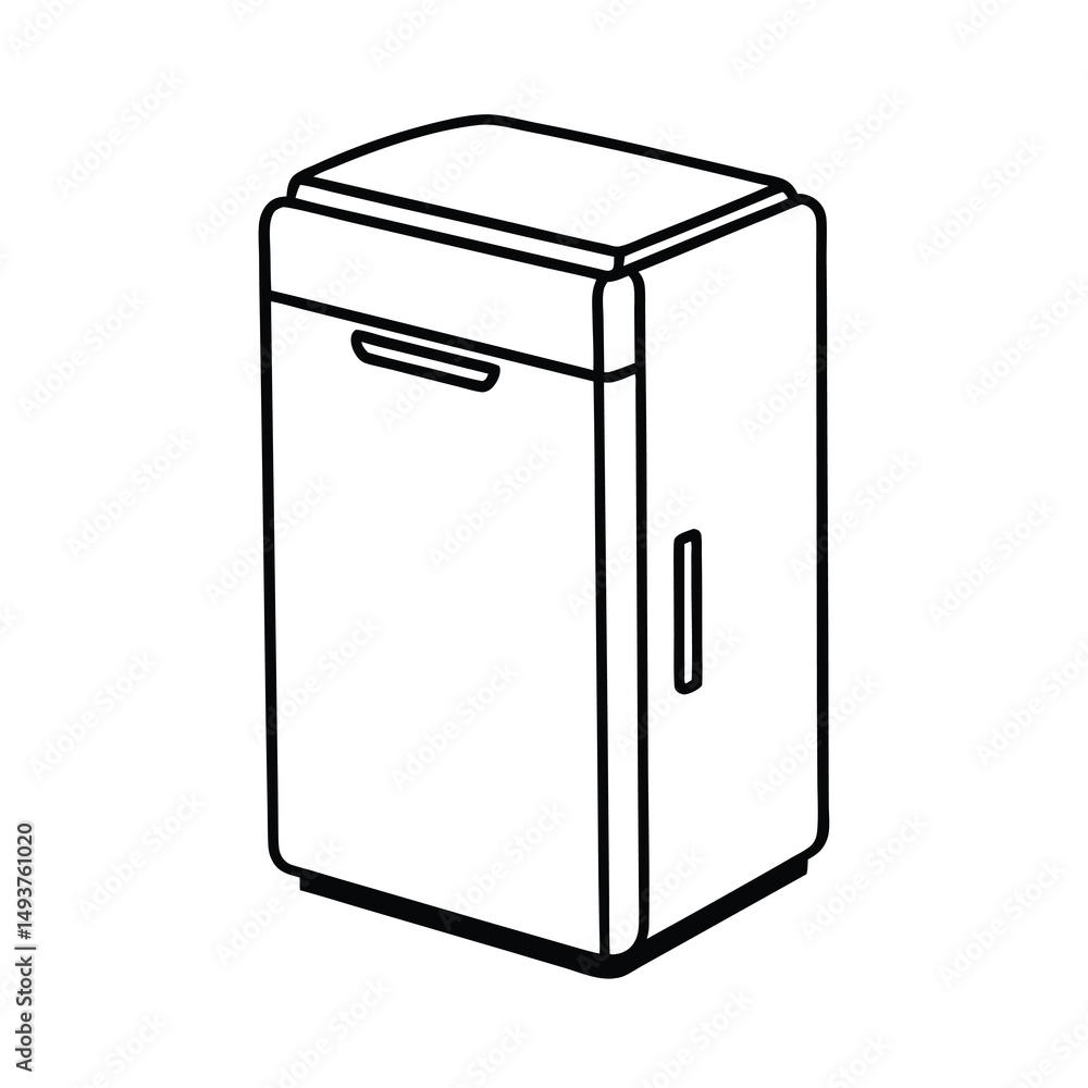 retro refrigerator isolated on white retro refrigerator isolated on white