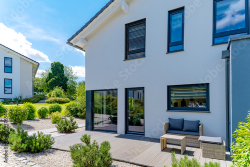 Einfamilienhaus in Wohnsiedlung