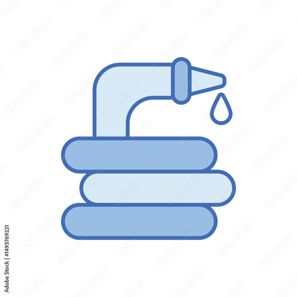 Obraz premium Garden Hose Vector icon