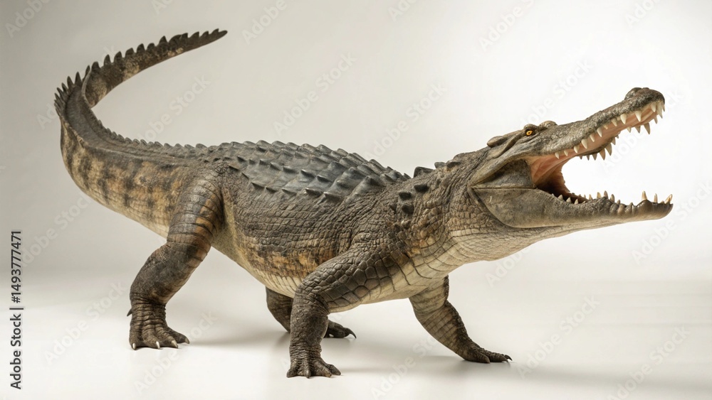 Fototapeta premium Deinosuchus on studio background