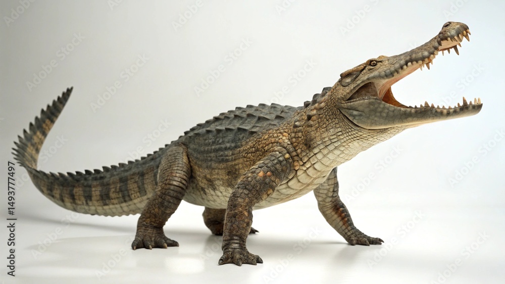 Fototapeta premium Deinosuchus on studio background