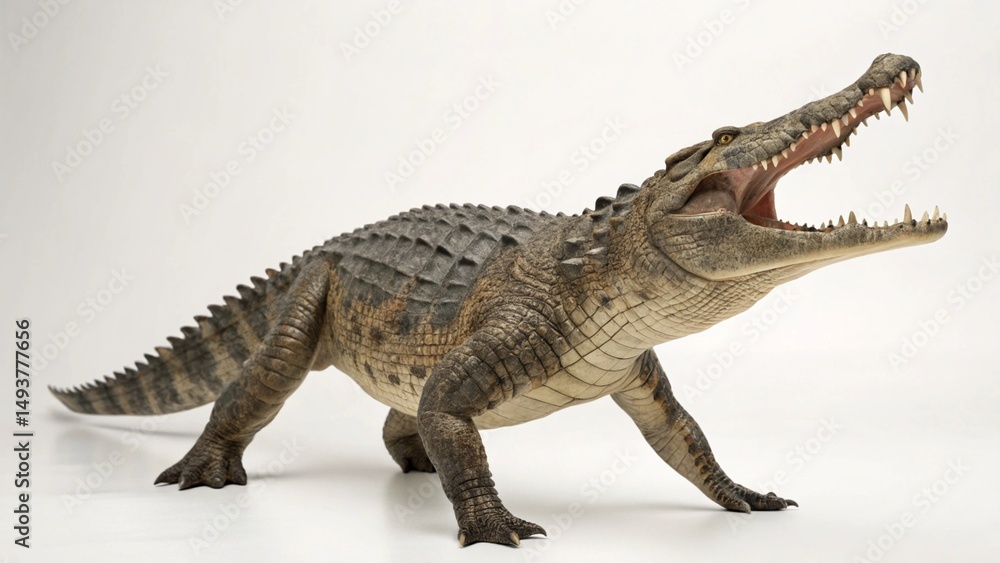 Naklejka premium Deinosuchus on studio background