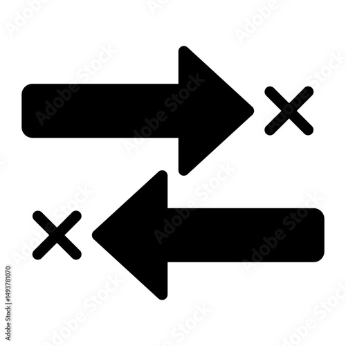 arrows glyph icon