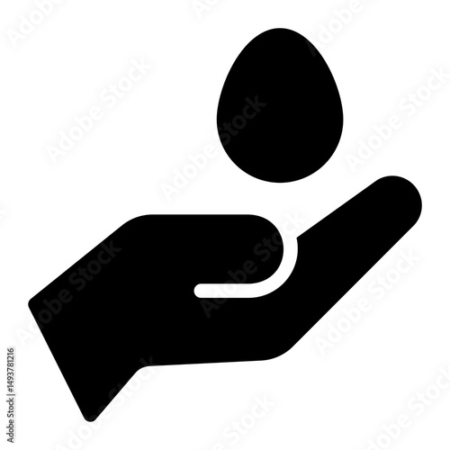 incubation glyph icon